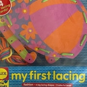 My First Lacing Cards Fashion Preschool Activity Set, Hat Sunglasses Purse Shoes