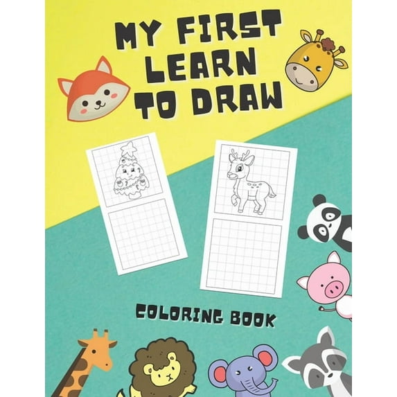 My First Learn To Draw Coloring Book: Practice for Kids with Pen Control, Activity Book, (Paperback)
