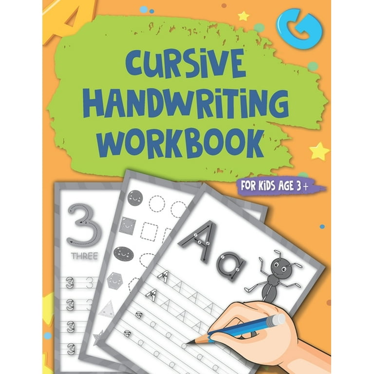 My First Learn to Write and Trace Letters and Number Homeschooling 1st  Grade: Cursive Handwriting Workbook for kids : Kindergarten Writing Book to