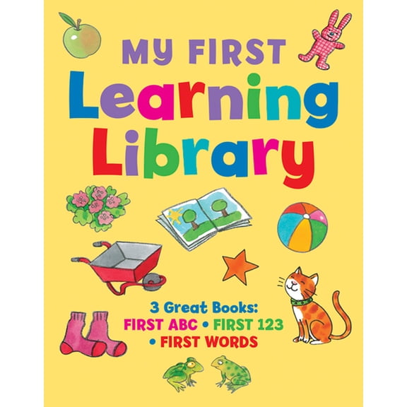 My First Learning Library: 3 Great Books: First Abc, First 123, First Words, (Paperback)