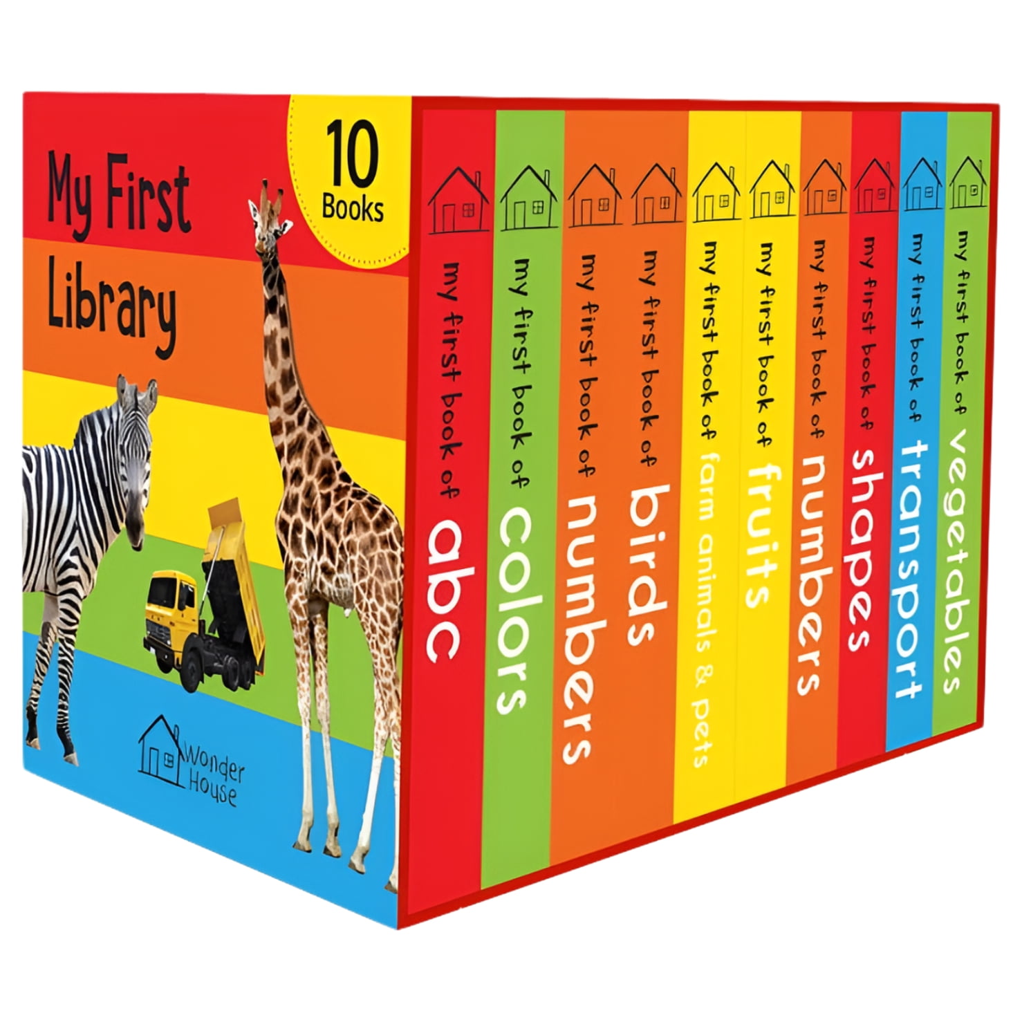 My First Library : Boxset of 10 Board Books for Kids