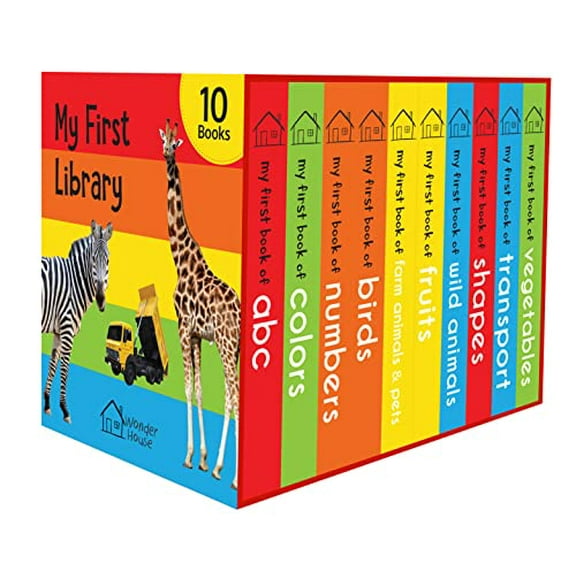 Pre-Owned My First Library : Boxset of 10 Board Books for Kids Paperback