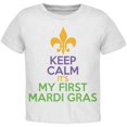 thumbnail image 1 of My First Mardi Gras White Toddler T-Shirt - 4T, 1 of 1