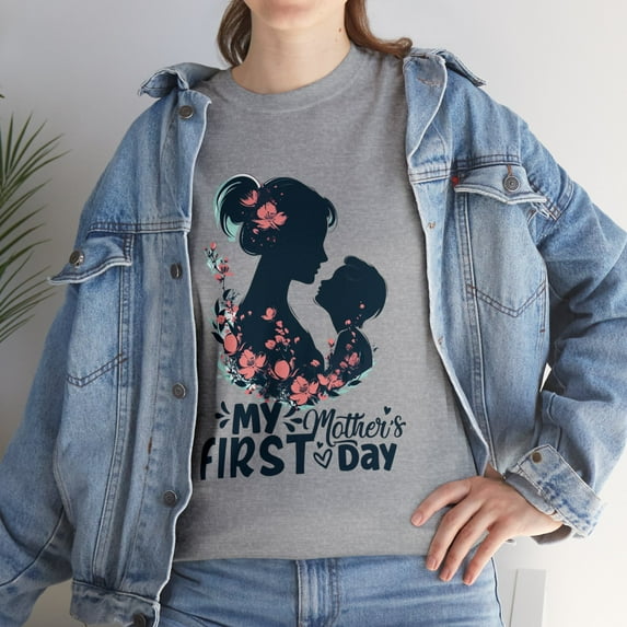 My First Mothers Day Shirt, Mom of Girl/Boy First Mothers Gift ID-0305-UPO5
