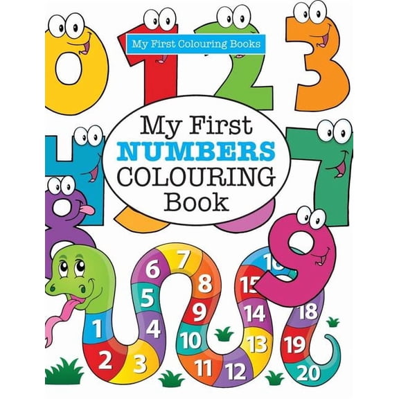 My First NUMBERS Colouring Book ( Crazy Colouring For Kids), (Paperback)