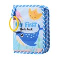 thumbnail image 1 of My First Photo Book Baby Cloth Photo Album - Soft Fabric Memory Book for Newborn Baby, Waterproof Durable, Reusable for Home, Gift, 1 of 5