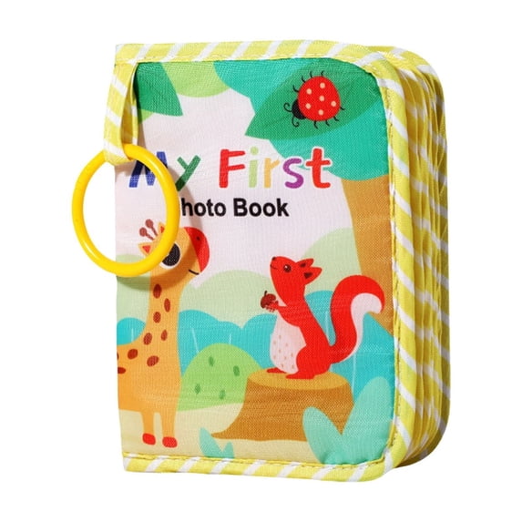 My First Photo Book Baby Cloth Photo Album - Soft Fabric Memory Book for Newborn Baby, Waterproof Durable, Reusable for Home, Gift