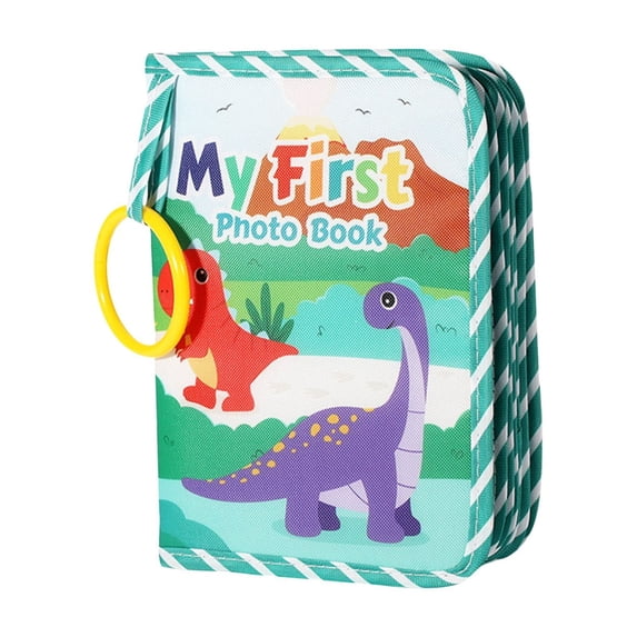 My First Photo Book Baby Cloth Photo Album - Soft Fabric Memory Book for Newborn Baby, Waterproof Durable, Reusable for Home, Gift
