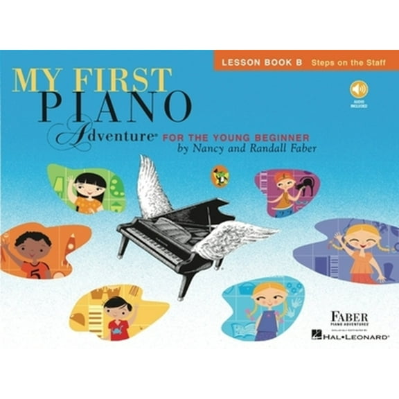 Pre-Owned My First Piano Adventure: Lesson Book B | Early Piano Method with Staff Reading and Rhythm Games for young beginners | Learn Piano Notes and Hand Positions | Sheet Music with Online Audio