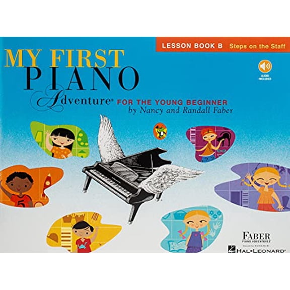 Pre-Owned My First Piano Adventure: Lesson Book B | Early Piano Method with Staff Reading and Rhythm Games for young beginners | Learn Piano Notes and Hand Positions | Sheet Music with Online Audio