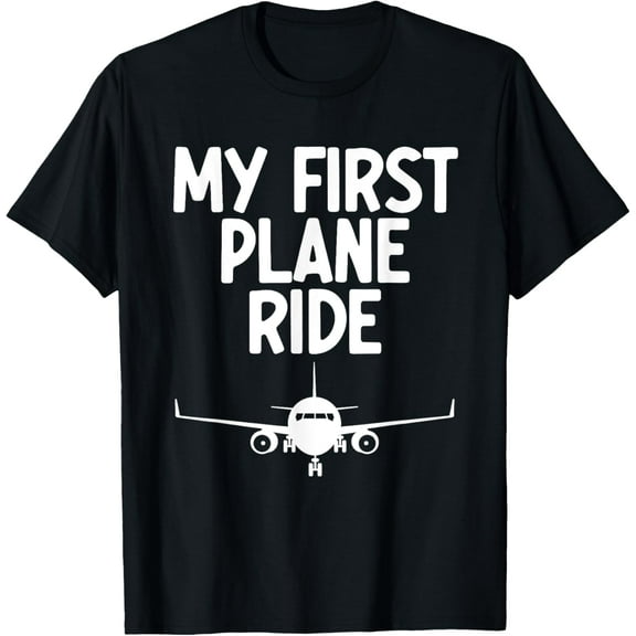 My First Plane Ride – First Time Flyer Airplane Lover T-Shirt