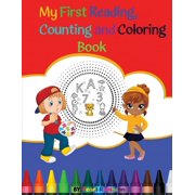 My First Reading, Counting, and Coloring Book., Paperback