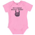 thumbnail image 1 of My First Rock Outfit Romper Boys or Girls Infant Baby Brisco Brands 12M, 1 of 5