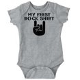thumbnail image 1 of My First Rock Outfit Romper Boys or Girls Infant Baby Brisco Brands 24M, 1 of 6