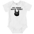 thumbnail image 1 of My First Rock Outfit Romper Boys or Girls Infant Baby Brisco Brands 24M, 1 of 6