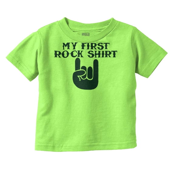 My First Rock Outfit Toddler Boy Girl T Shirt Infant Toddler Brisco Brands 18M