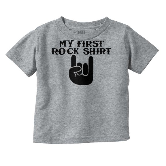 My First Rock Outfit Toddler Boy Girl T Shirt Infant Toddler Brisco Brands 24M