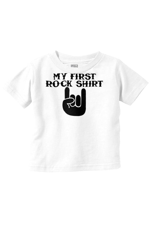 My First Rock Outfit Toddler Boy Girl T Shirt Infant Toddler Brisco Brands 3T