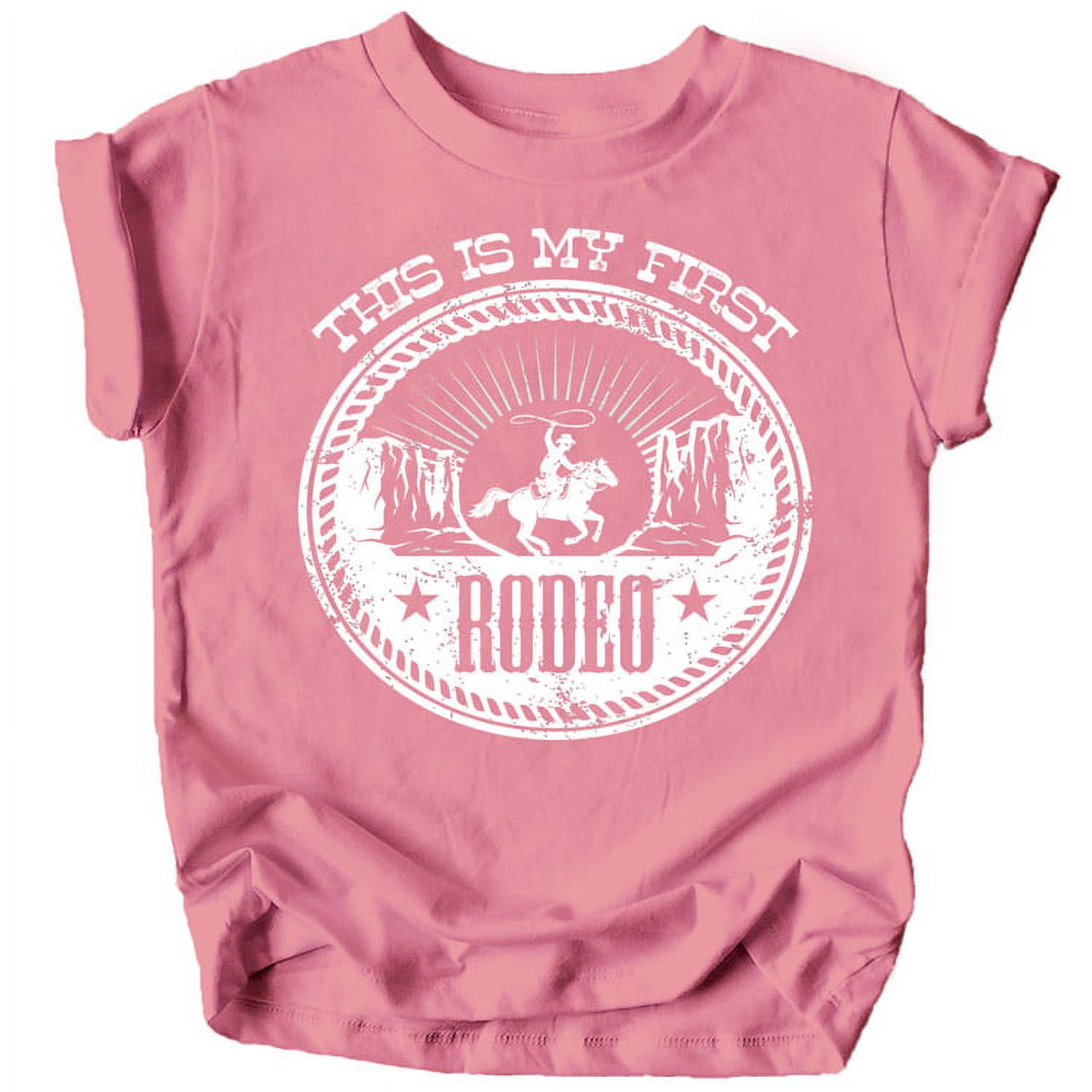 My First Rodeo 1st Birthday T Shirts for Baby Girls and Boys First