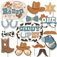 thumbnail image 1 of Big Dot of Happiness My First Rodeo - Little Cowboy 1st Birthday Party Photo Booth Props Kit - 20 Count, 1 of 6