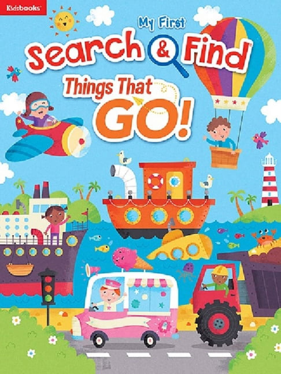 My First Search & Find: Things That Go! (Board Book) - Walmart.com