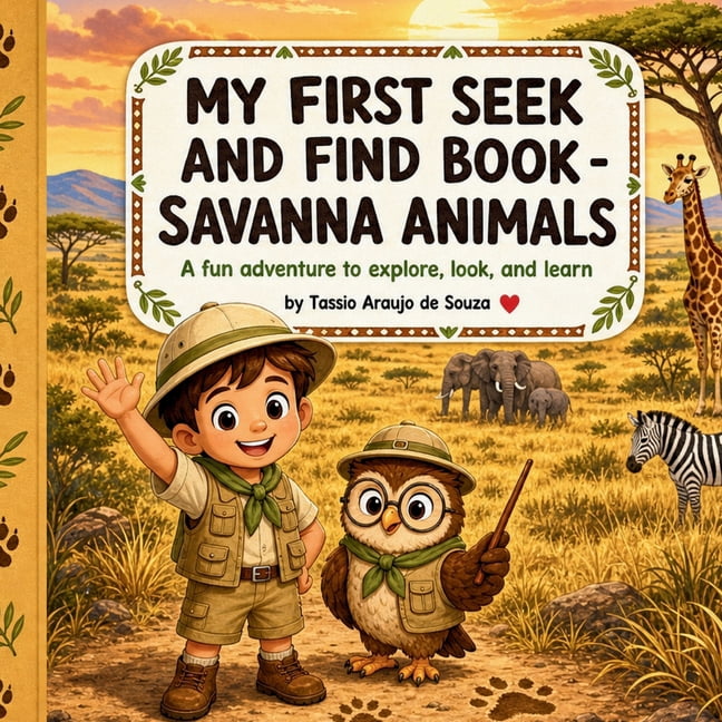 My First Seek and Find Book My First Seek And Find Book: Savanna Animals, (Paperback)