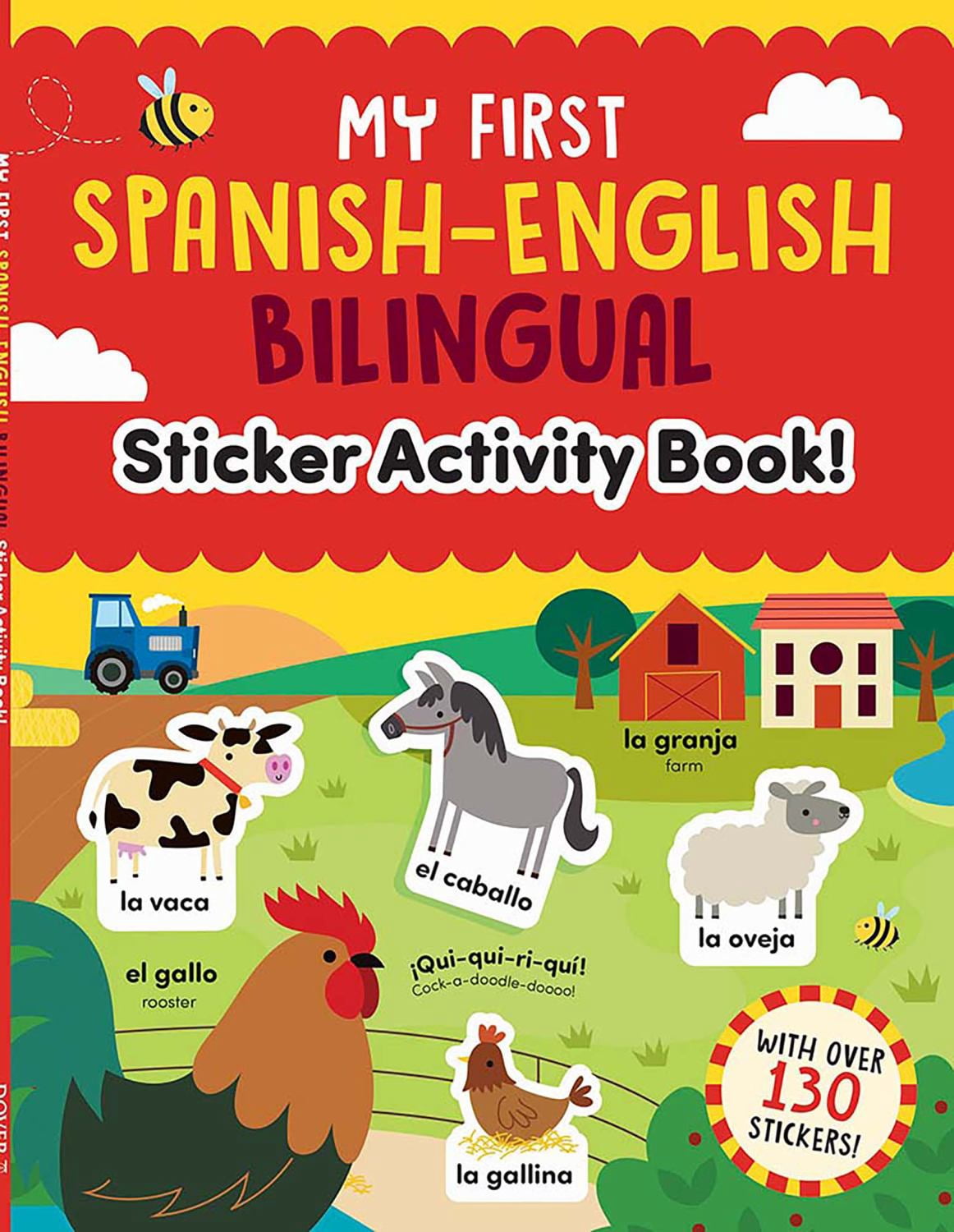 My First Spanish-English Bilingual Sticker Activity Book! (Hardcover)
