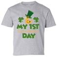 thumbnail image 1 of My First St Patricks Day Graphic Shirt - St Patrick's Day Infant Shirt - Irish American Party T-Shirt Outfit Gifts, 1 of 2