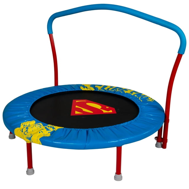 My First Superman 36-Inch Trampoline, with Handlebar