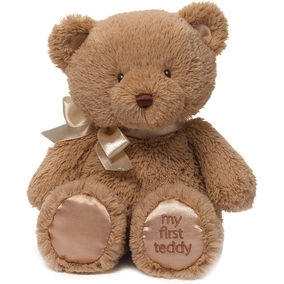 My First Teddy Bear Soft Plush Toy for Babies and Toddlers, Ultra Soft Stuffed Animal Gift for Newborns Kids and Nursery Comfort Companion