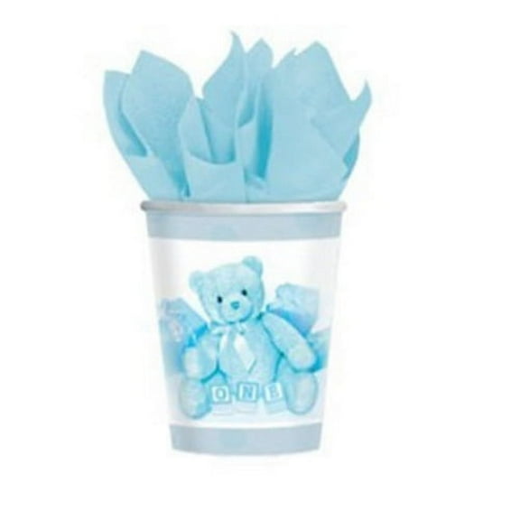 Various Blue 9oz Cups (Set of 8)