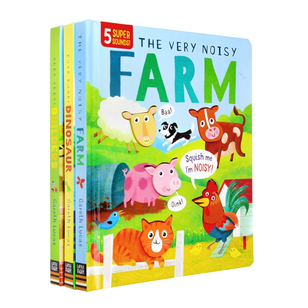 My First Touch and Feel Sound 3 Books Set by Little Tiger - Ages 3-6 - Board book