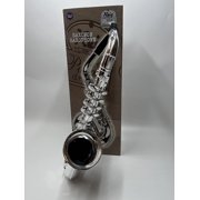 My First Toy Saxafon for Kids in Silver Finish With Standard Keys is a Great Learning Kid Toy Instrument and Teaching Tool for Children Ages 3+ BPA Free.