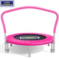 thumbnail image 1 of Sportspower My 1st Trampoline 36" Indoor/Outdoor Mini Rebounder Trampoline with No-Gap Padded Cover, for Toddlers & Kids, Max Weight Capacity 220 LBS - PINK, 1 of 7