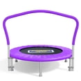 thumbnail image 1 of Sportspower My 1st Trampoline 36" Indoor/Outdoor Mini Rebounder Trampoline with No-Gap Padded Cover, for Toddlers & Kids, Max Weight Capacity 220 LBS - PURPLE, 1 of 7