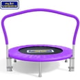 thumbnail image 1 of Sportspower My 1st Trampoline 36" Indoor/Outdoor Mini Rebounder Trampoline with No-Gap Padded Cover, for Toddlers & Kids, Max Weight Capacity 220 LBS - PURPLE, 1 of 7