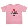thumbnail image 1 of My First Valentine's Day Cute Toddler Tshirts for Boys Girls (Pink, Youth S), 1 of 5