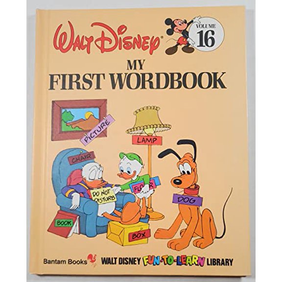Pre-Owned My First Wordbook (Walt Disney Fun-To-Learn Library, Volume 16) by Walt Disney (1983-05-04) (Hardcover) 1885222076 9781885222077