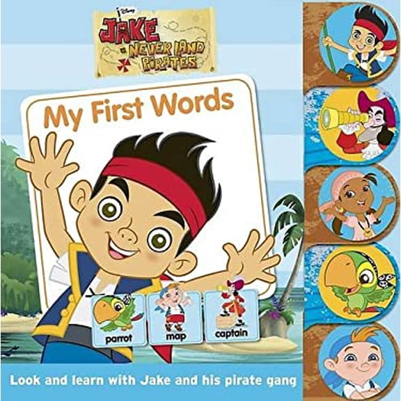 Pre-Owned Disney Jake and the Never Land Pirates Tabbed Book: Look and learn with Jake and his pirate gang! (Unknown) 1472314344 9781472314345