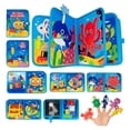 thumbnail image 1 of My First for Toddlers Interactive Ocean-Themed Learning Activity Book with Finger Puppets & Soft Pages, 1 of 3