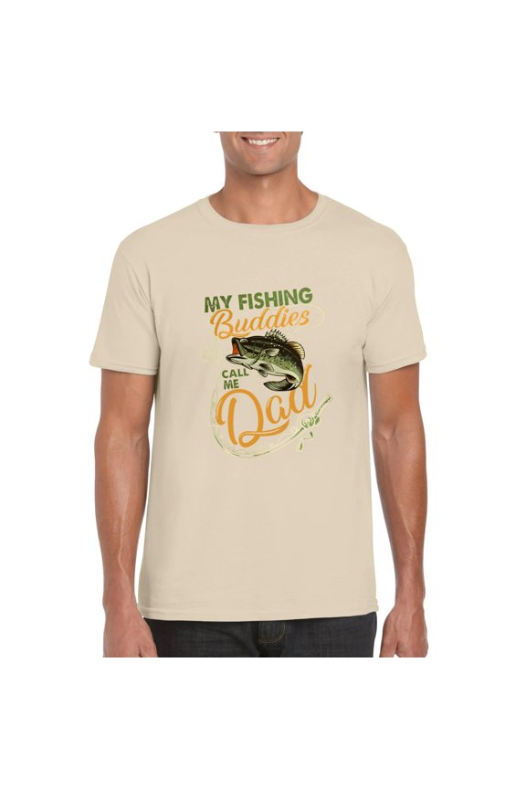 My Fishing Buddies Call Me Dad Funny Fathers Day Gift Unisex T-Shirt