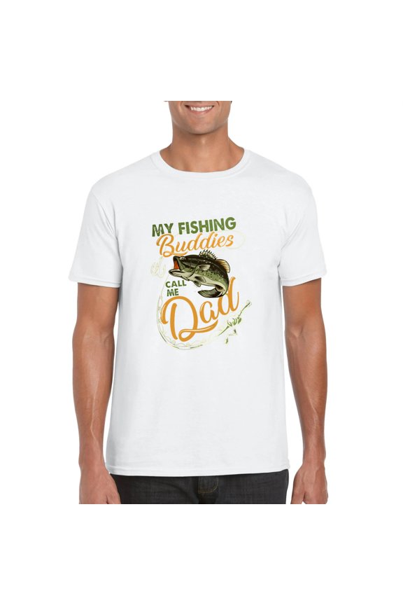 My Fishing Buddies Call Me Dad Funny Fathers Day Gift Unisex T-Shirt