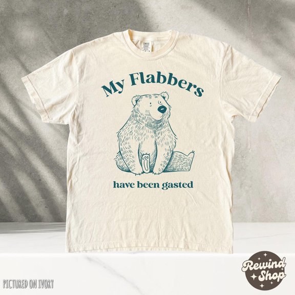 My Flabbers Have Been Gasted Funny Shirt, Funny Shirt, Graphic Tee, Vintage Graphic Tee, SAND Unisex S-5XL Hot Trending Shirt, Vintage Birthday Gift