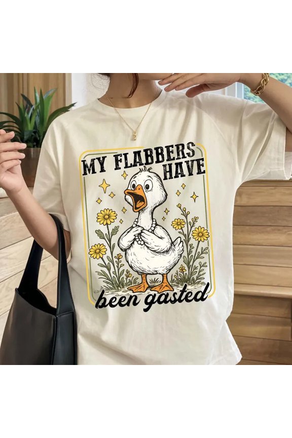 My Flabbers Have Been Gasted Humorous Sarcastic British Slang Joke T-shirt
