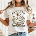 thumbnail image 1 of My Flabbers Have Been Gasted Shirt, Silly Goose Shirt, Men's And Women's Graphic Tee 100% Cotton by TBun, Full Sizes S-5XL, 1 of 5