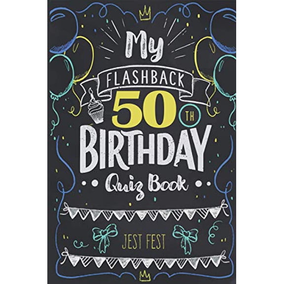 Pre-Owned My Flashback 50th Birthday Quiz Book: Turning 50 Humor for People Born in the '70s Paperback