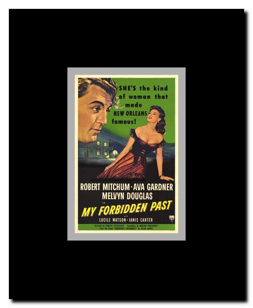 My Forbidden Past Framed Movie Poster