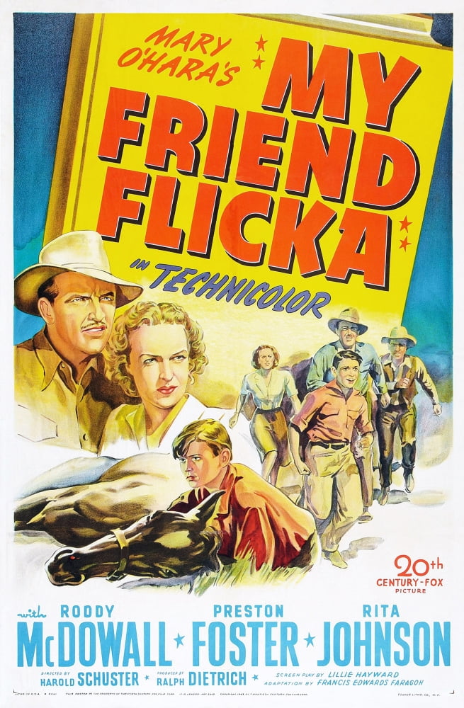 My Friend Flicka Us Poster From Left: Preston Foster Rita Johnson Roddy ...