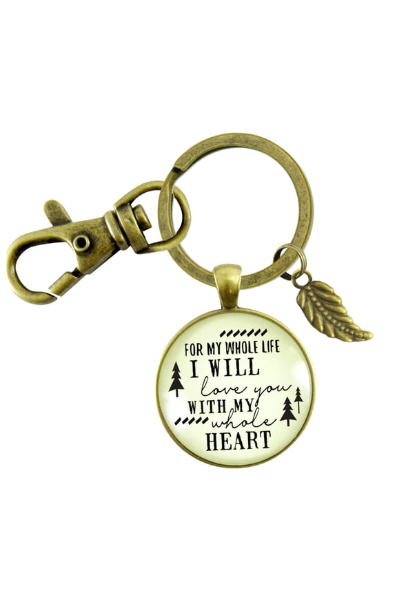 My Future Husband Gutsy Goodness Bronze Keychain Gift Adult Male Love You Promise Groom Wedding