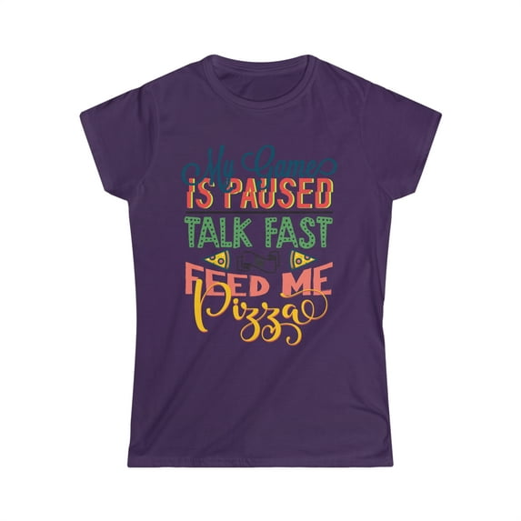 My Games paused Talk Fast Feed Me pizza
